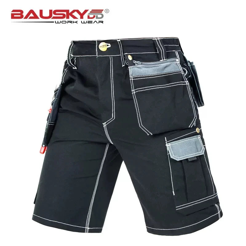 Working Pants Men Workwear Pants Men Work Pants With Tool Multi Pockets Short Pants Men's Workwear Trousers For Summer