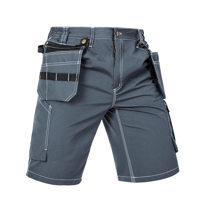 Working Pants Men Workwear Pants Men Work Pants With Tool Multi Pockets Short Pants Men's Workwear Trousers For Summer