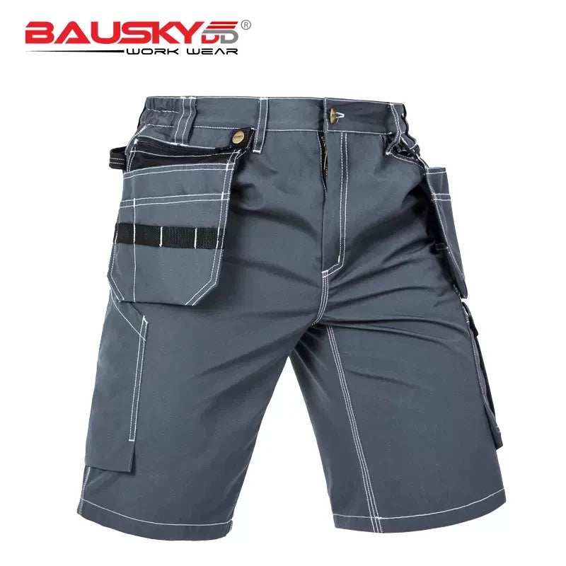 Working Pants Men Workwear Pants Men Work Pants With Tool Multi Pockets Short Pants Men's Workwear Trousers For Summer