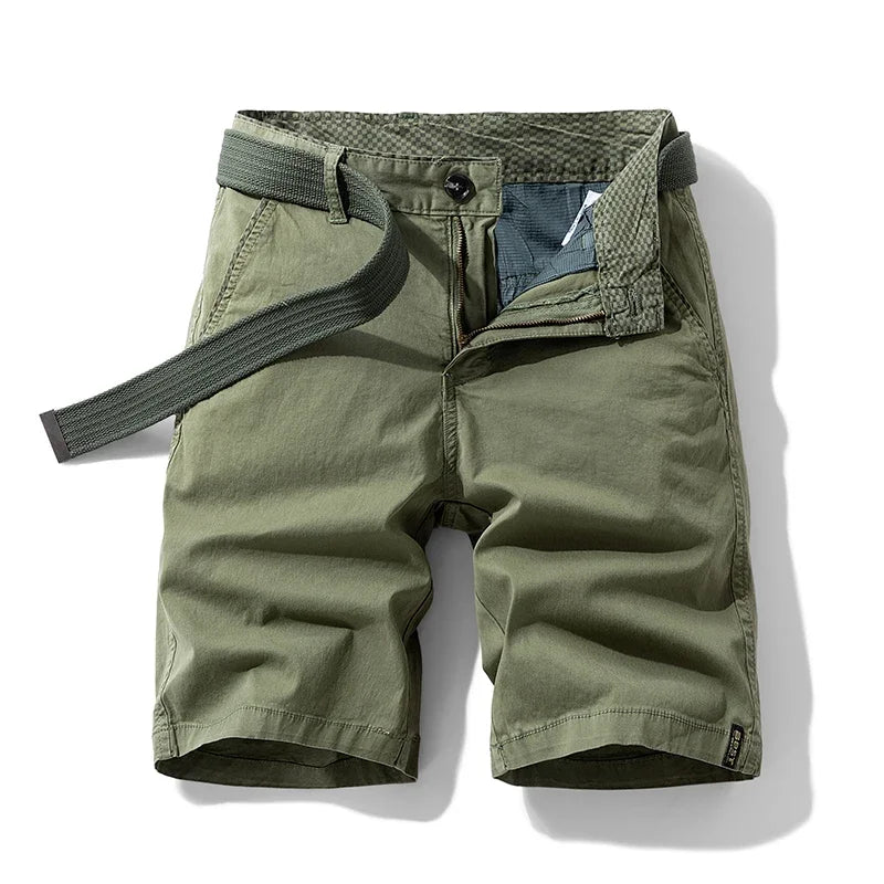 New Summer Men Cotton Cargo Shorts Men Fashion Breeche Bermuda Beach Jogger Shorts Men Tactical Casual Shorts Male Dropshipping