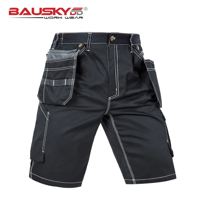 Working Pants Men Workwear Pants Men Work Pants With Tool Multi Pockets Short Pants Men's Workwear Trousers For Summer