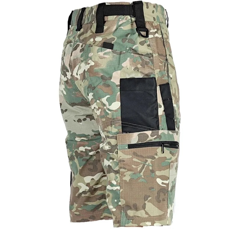 New Waterproof Tactical Shorts Men Intruder Military Multi-pocket Breathable Cargo Short Pants Army Wear-resistant Combat Shorts